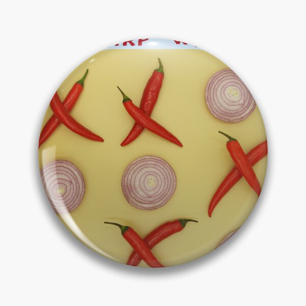 Item preview, Spicy Moments Sharp Wins Chili Onion Vegetable Art designed and sold by JurateArt-DK.