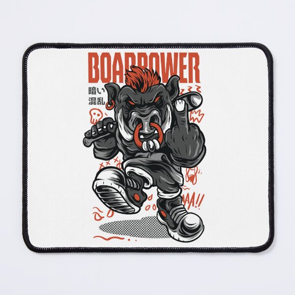 Item preview, Boar Power Japanese Street Fighter Art designed and sold by InkDropLabs.