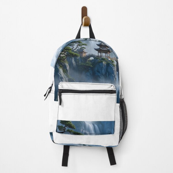 Item preview, Serenity in the Mountains – Peaceful Waterfall Escape designed and sold by Hustle DNA Studio.