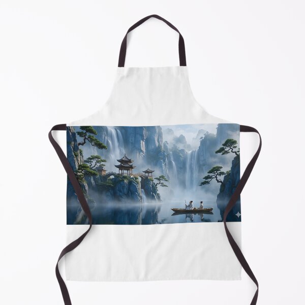 Item preview, Serenity in the Mountains – Peaceful Waterfall Escape designed and sold by Hustle DNA Studio.