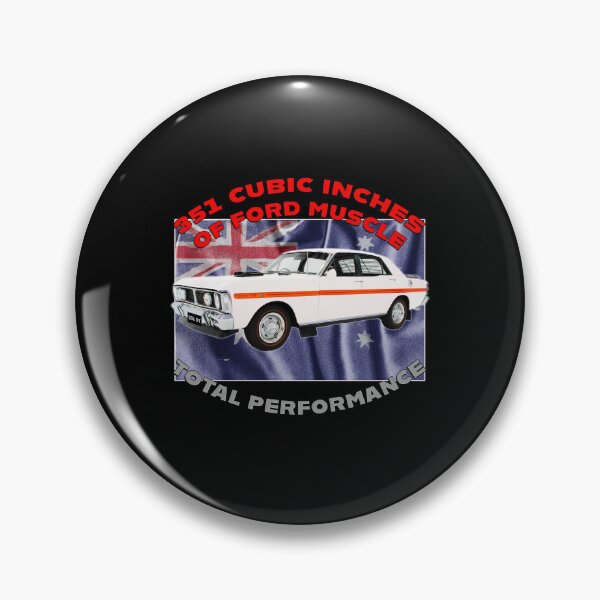 Item preview, White Ford Falcon GT HO 351 Classic Australian Muscle Car Artwork 351 Cubic Inches Ford Muscle Total Performance Vintage Falcon GT HO Phase 3 Aussie Car Art Car Lover Gift Fathers Day Christmas Gift designed and sold by Michael van der Hoorn.