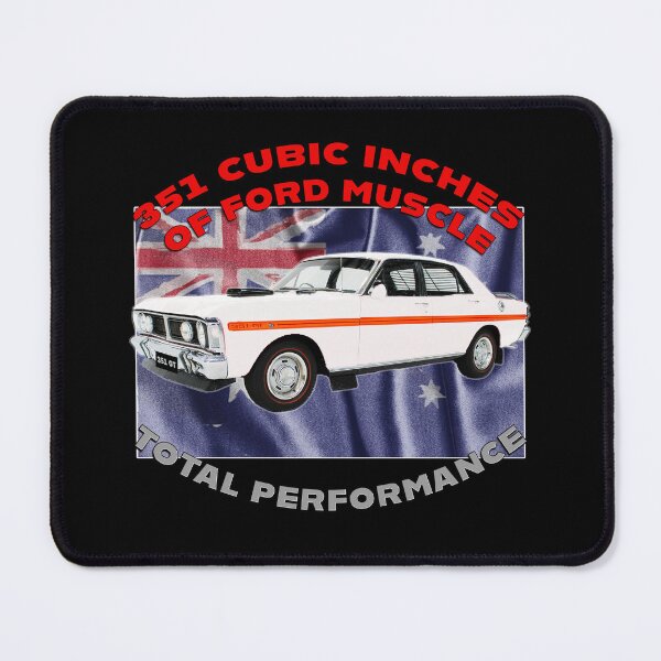 Item preview, White Ford Falcon GT HO 351 Classic Australian Muscle Car Artwork 351 Cubic Inches Ford Muscle Total Performance Vintage Falcon GT HO Phase 3 Aussie Car Art Car Lover Gift Fathers Day Christmas Gift designed and sold by Michael van der Hoorn.