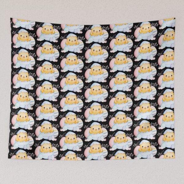 Item preview, Easter Chicks Eggs - Spring Kawaii Power Vibe designed and sold by FuzionRaptor.