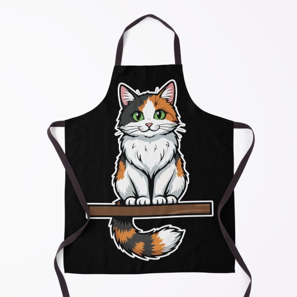 Item preview, Cute Calico Cat Sitting Vintage Portrait designed and sold by PixelStudioBe.