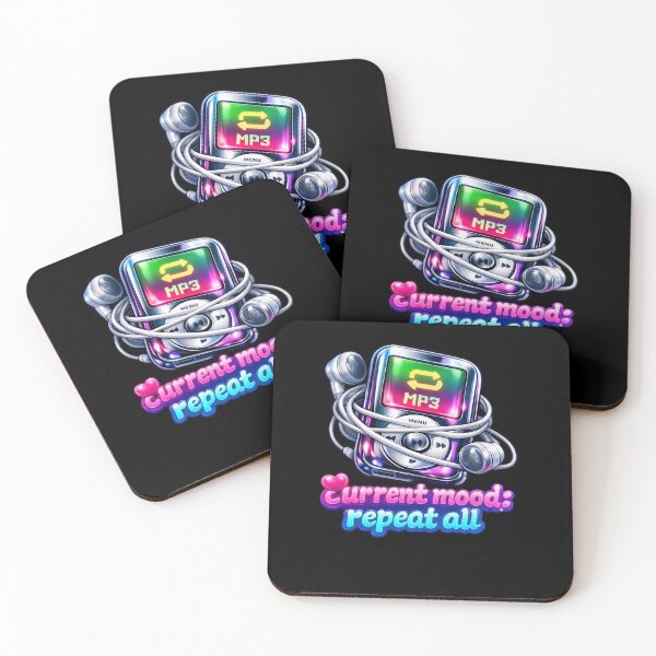 Item preview, Current Mood: Repeat All MP3 Player Y2K  designed and sold by jgvisualarts.