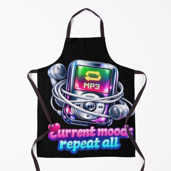 Item preview, Current Mood: Repeat All MP3 Player Y2K  designed and sold by jgvisualarts.