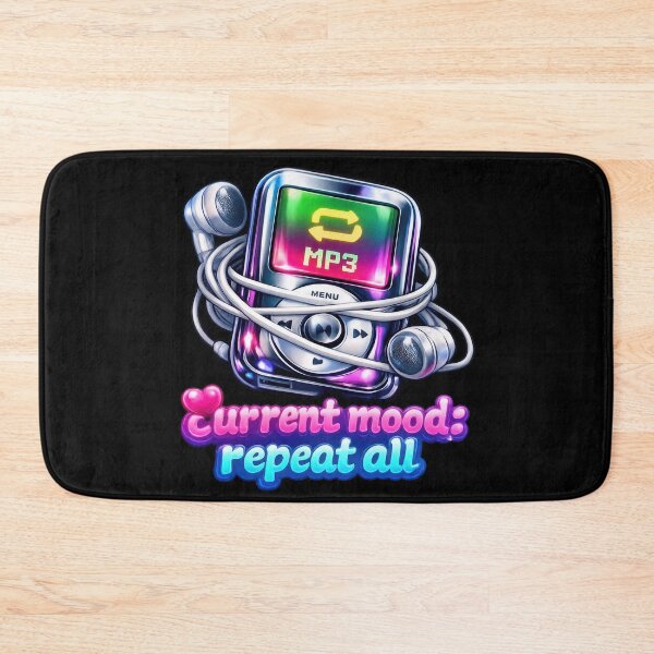 Item preview, Current Mood: Repeat All MP3 Player Y2K  designed and sold by jgvisualarts.