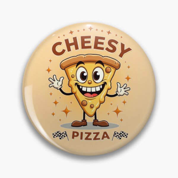 Item preview, Cheesy Pizza Friend - Cute Foodie Design - Sparkly Pizza Lover Gift designed and sold by PriyaMagic.
