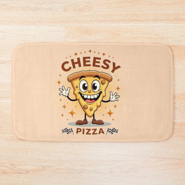 Item preview, Cheesy Pizza Friend - Cute Foodie Design - Sparkly Pizza Lover Gift designed and sold by PriyaMagic.