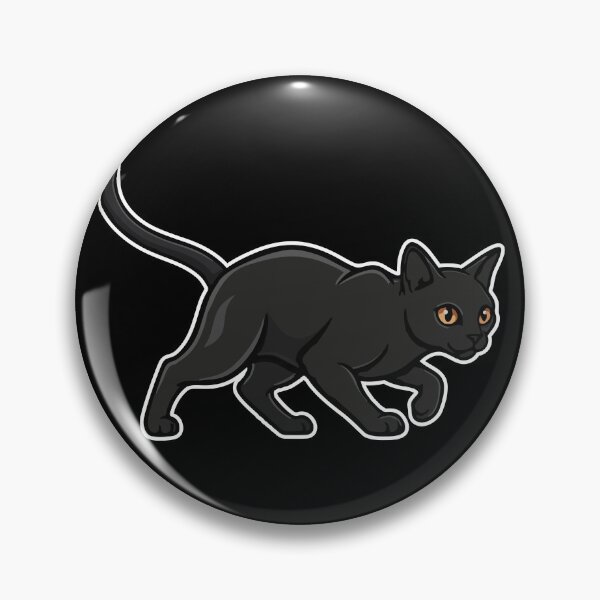 Item preview, Black Cat Silhouette Panther Hunter Vintage designed and sold by PixelStudioBe.