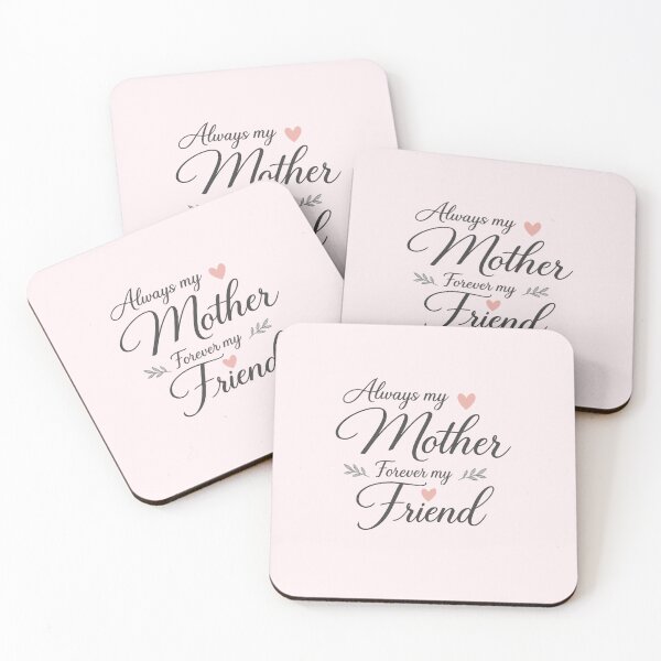Item preview, Mother Daughter Gift Always My Mother Forever My Friend Typography designed and sold by jglobal360.