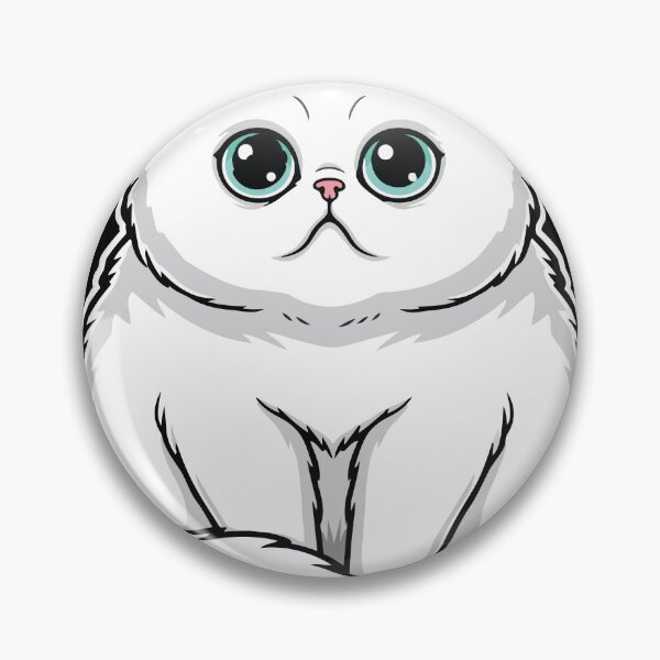 Item preview, White Persian Cat with Emerald Eyes Premium Portrait designed and sold by PixelStudioBe.