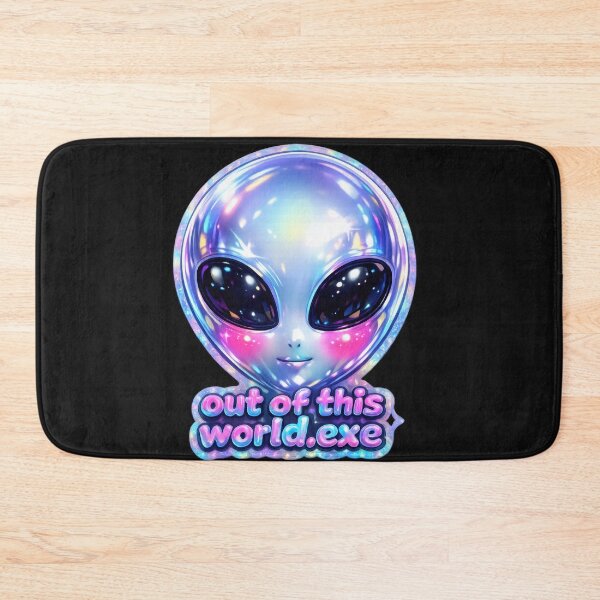 Item preview, Out of This World.exe Chrome Alien Y2K  designed and sold by jgvisualarts.