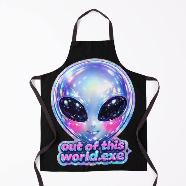 Item preview, Out of This World.exe Chrome Alien Y2K  designed and sold by jgvisualarts.