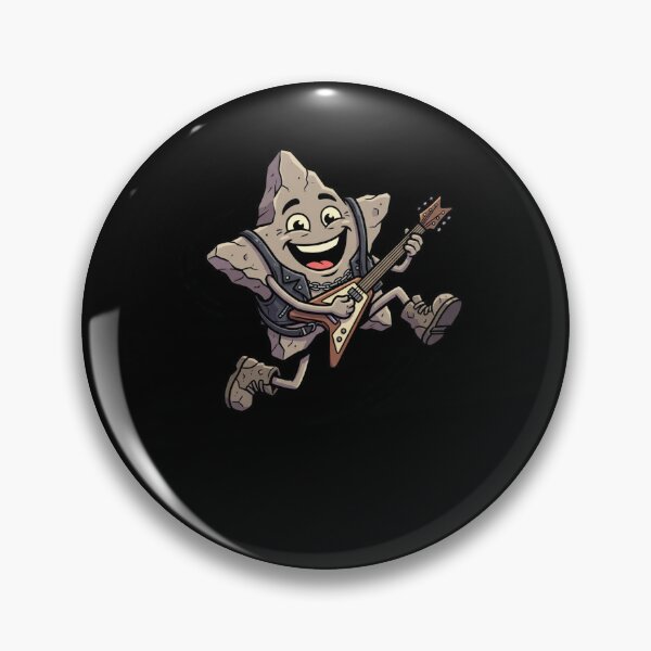 Item preview, Funny Rock Character Playing Electric Guitar designed and sold by snowry.