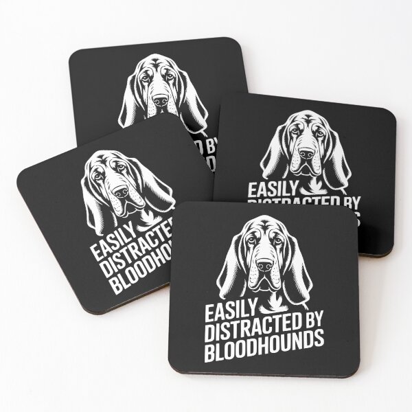 Item preview, Easily Distracted By Bloodhounds designed and sold by theartfulaspie.