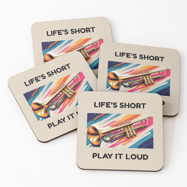 Item preview, LIFE'S SHORT, PLAY IT LOUD - MEN AND WOMEN designed and sold by Pourtonanniv.