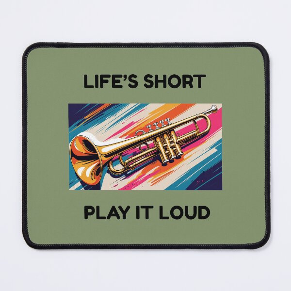 Item preview, LIFE'S SHORT, PLAY IT LOUD - MEN AND WOMEN designed and sold by Pourtonanniv.