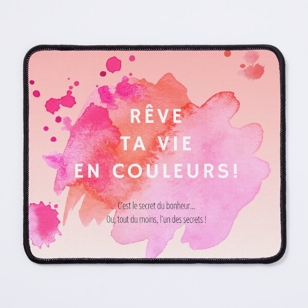 Item preview, "Dream your life in color" – Pink Watercolor & Positive Motivation designed and sold by DIAMVERA.