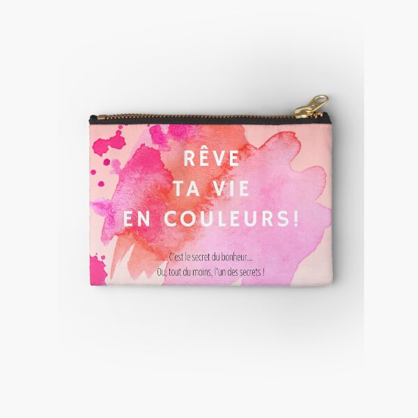 Item preview, "Dream your life in color" – Pink Watercolor & Positive Motivation designed and sold by DIAMVERA.