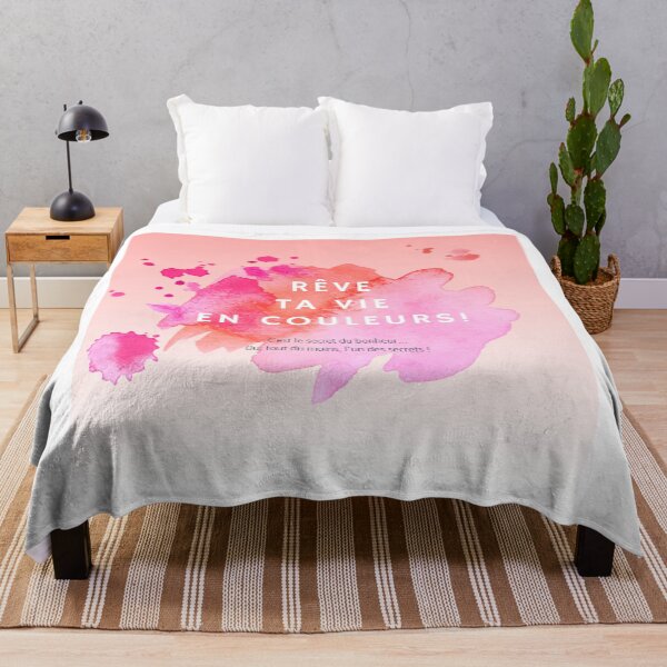 Item preview, "Dream your life in color" – Pink Watercolor & Positive Motivation designed and sold by DIAMVERA.