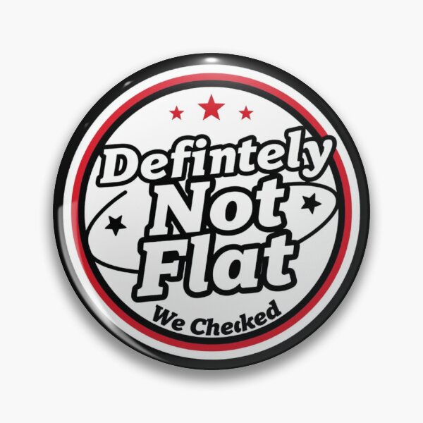 Item preview, Definitely Not Flawless Funny Vintage Badge Design designed and sold by VibeFactoryOfc.