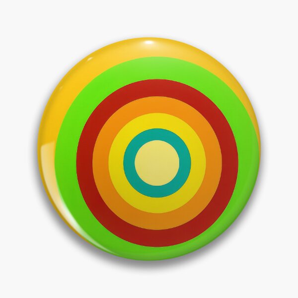 Item preview, Rainbow Concentric Circles – Bold Colorful Target Pattern designed and sold by MaisonMaroMara.