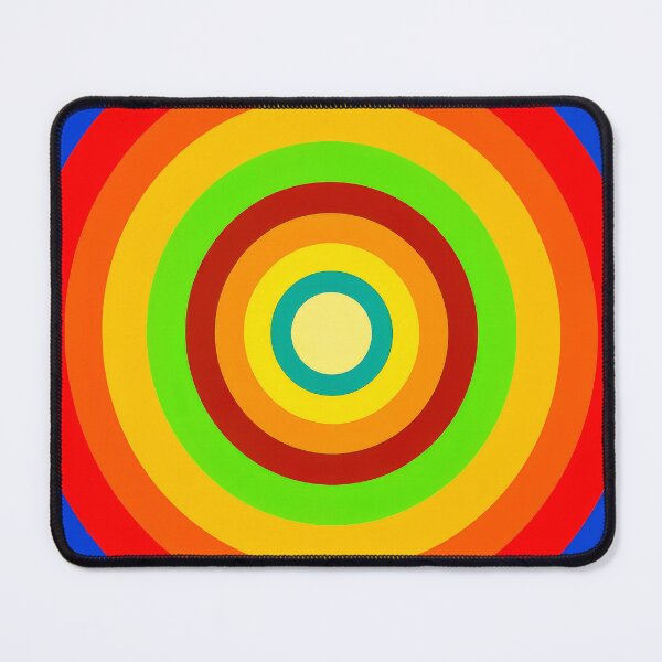 Item preview, Rainbow Concentric Circles – Bold Colorful Target Pattern designed and sold by MaisonMaroMara.