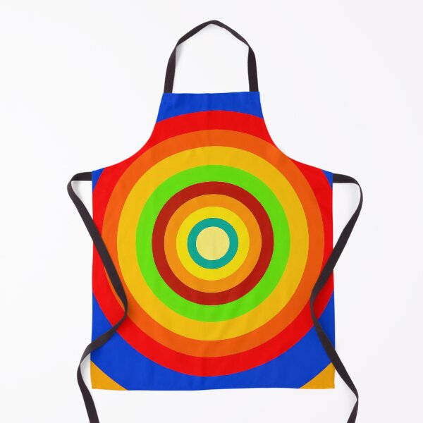 Item preview, Rainbow Concentric Circles – Bold Colorful Target Pattern designed and sold by MaisonMaroMara.