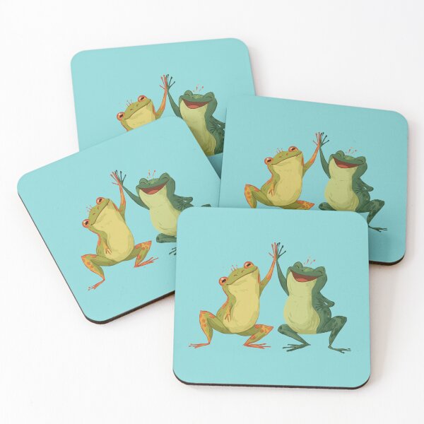Item preview, Frog High Five designed and sold by DefNoiz.
