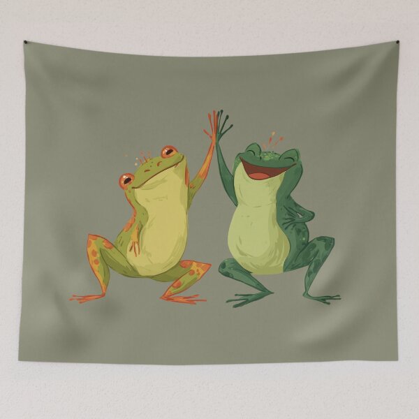 Item preview, Frog High Five designed and sold by DefNoiz.