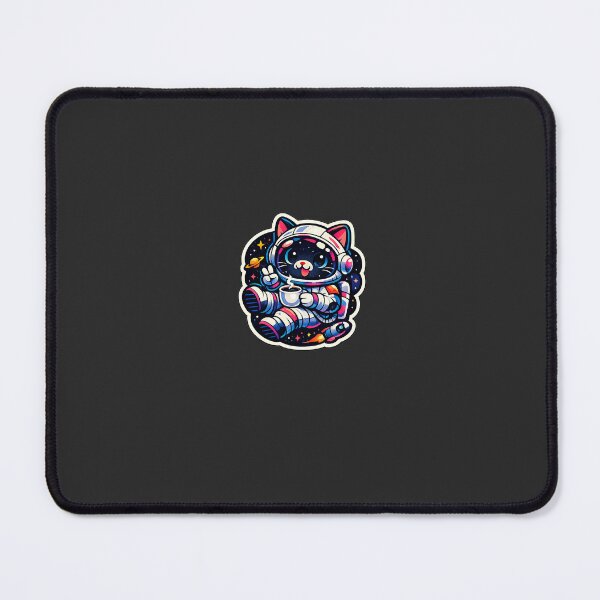 Item preview, Chill Astronaut Cat Sticker designed and sold by VibeCraft-Studio.