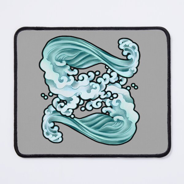 Item preview, Zen Ocean Wave S-Flow - Minimalist Japanese Abstract Art designed and sold by Jyoti-Quotes.