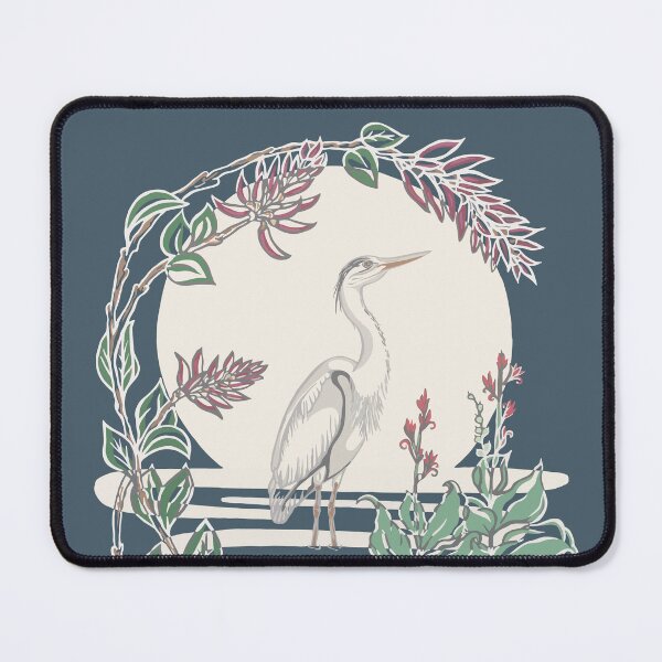 Item preview, Moonlit Heron designed and sold by WildFoxStudio.