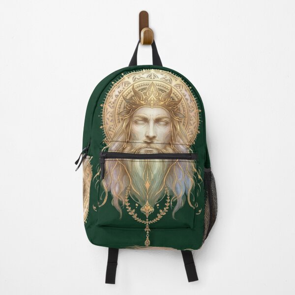 Item preview, Golden Ethereal Deity - Majestic Celestial King Illustration designed and sold by Remix Vision.