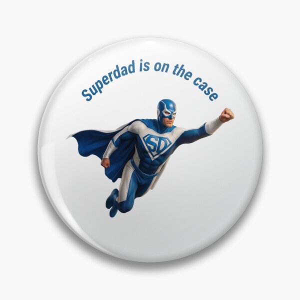 Item preview, Superdad is on the case designed and sold by missmoneypenny.
