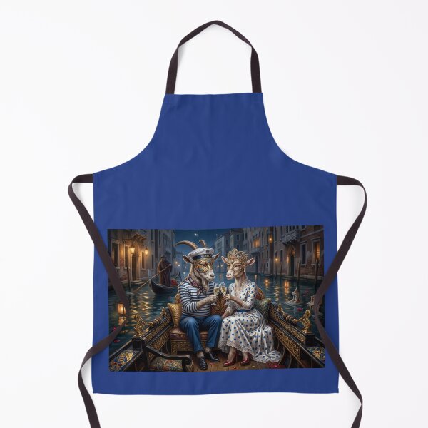 Item preview, The goat and the billy goat in love in Venice. Year of the Goat 2027. designed and sold by Natalia-Vlad.