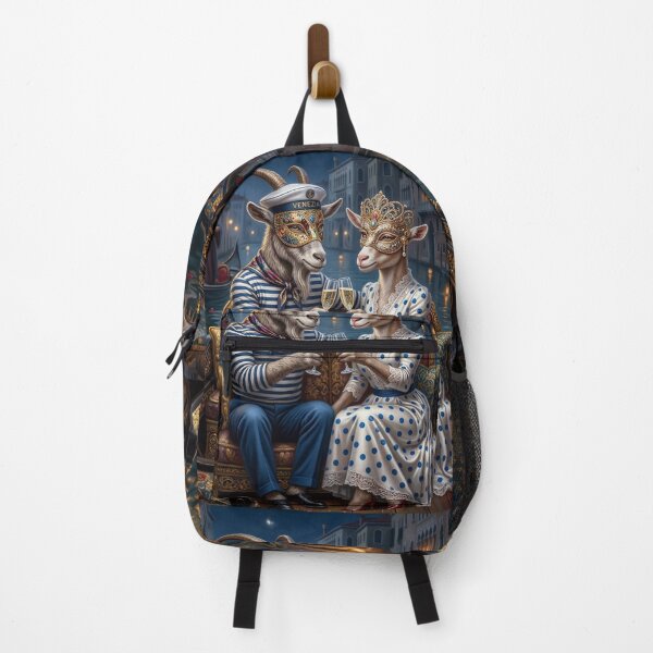 Item preview, The goat and the billy goat in love in Venice. Year of the Goat 2027. designed and sold by Natalia-Vlad.