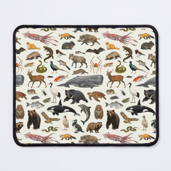 Item preview, Animals of Japan Retro Style Wildlife Identification Chart designed and sold by kakarikihill.