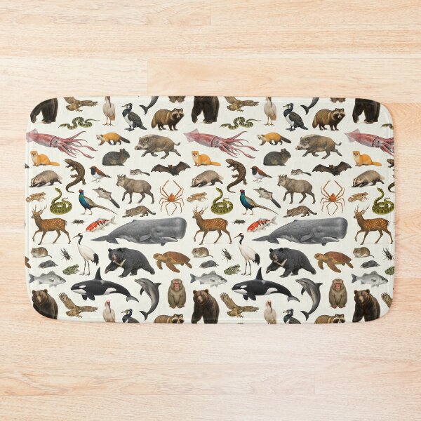 Item preview, Animals of Japan Retro Style Wildlife Identification Chart designed and sold by kakarikihill.