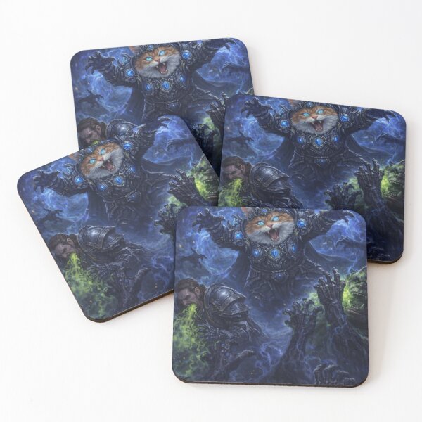 Item preview, Chaos Mage Cat – Epic Fantasy Battle with a Mischievous Feline Sorcerer designed and sold by Mirgonhood.