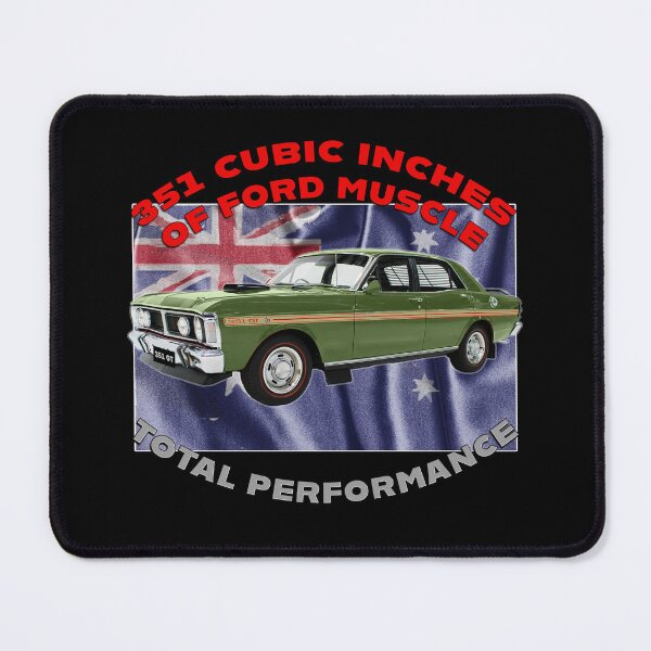 Item preview, Green Ford Falcon GT HO 351 Classic Australian Muscle Car Artwork 351 Cubic Inches Ford Muscle Total Performance Vintage Falcon GT HO Phase 3 Aussie Car Art Car Lover Gift Fathers Day Christmas Gift designed and sold by Michael van der Hoorn.