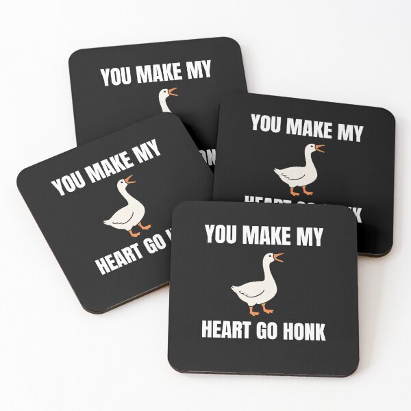 Item preview, You Make My Heart Go Honk Funny Goose Love designed and sold by snowry.