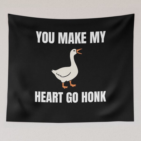 Item preview, You Make My Heart Go Honk Funny Goose Love designed and sold by snowry.