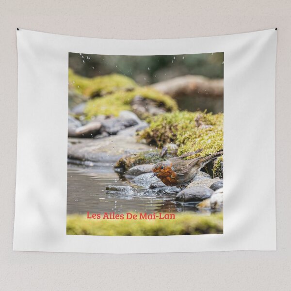 Item preview, Bird by a stream designed and sold by Mai-Lan-Kelly.