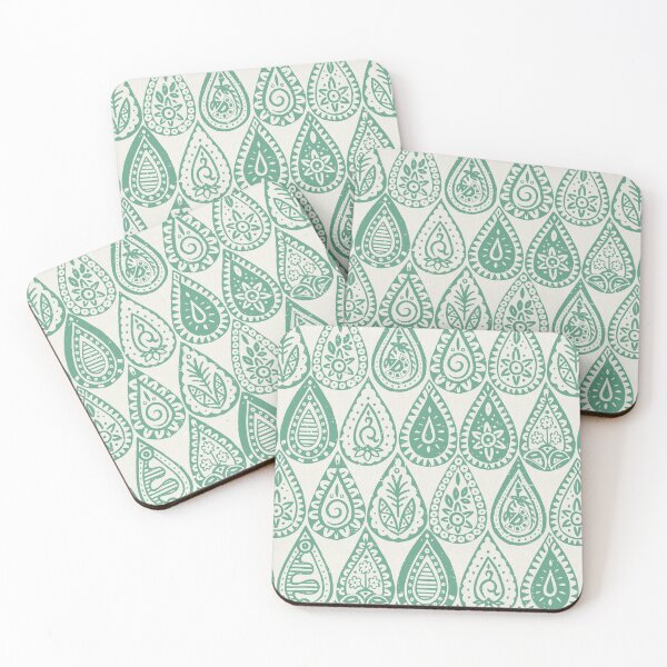 Item preview, Indian raindrops green designed and sold by scrummy.