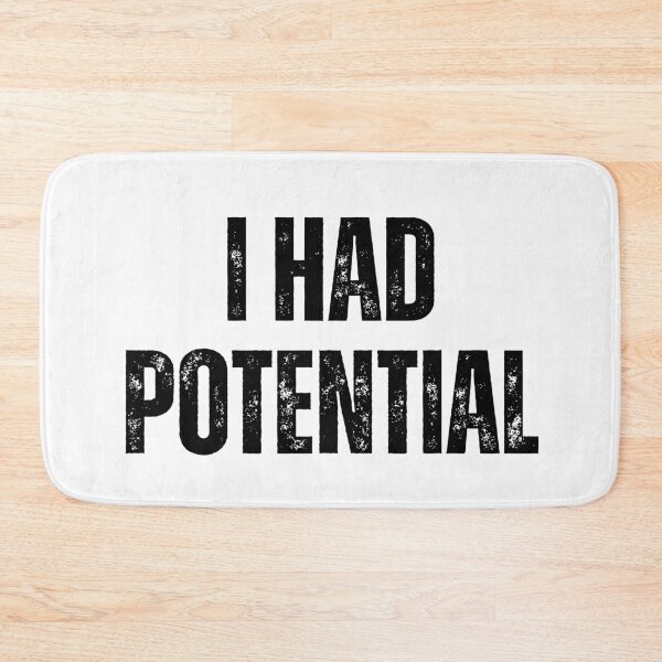 Item preview, I Had Potential Funny Sarcastic Physics Science Pun Vintage designed and sold by Ali-printshop.