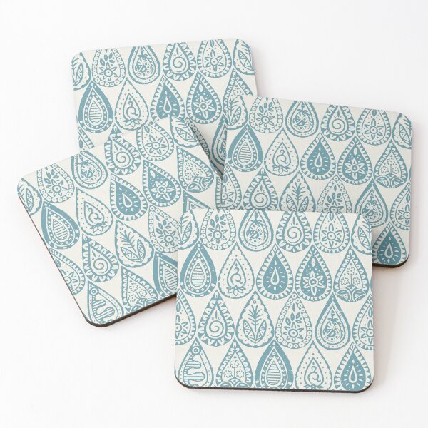 Item preview, Indian raindrops blue designed and sold by scrummy.