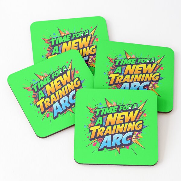 Item preview, Time For A New Training Arc Anime Gym Quote designed and sold by Snedsdigital.