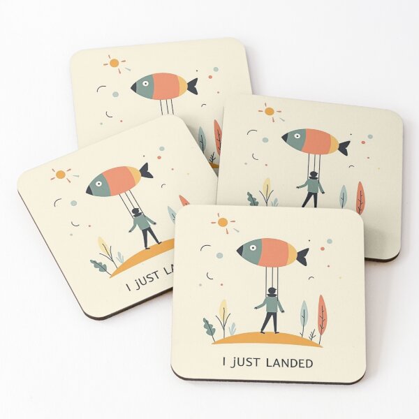Item preview, I JUST LANDED - MEN AND WOMEN designed and sold by Pourtonanniv.